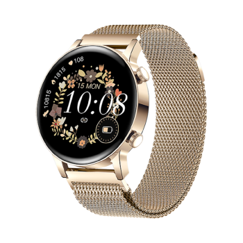 MIRUX 2023 Smartwatch 2 Zoll mit Telefonfunktion Aktivitätstracker Uhr Schrittzähler Blutdruckmessung Uhr Schlafmonitor IP 67 Wasserdicht SMS Anruf Damen IOS Android