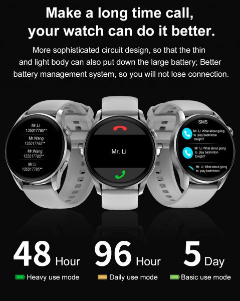 Smartwatch Fitness Tracker Sportuhr mit Schrittzähler Pulsuhren Damen Herren Use 